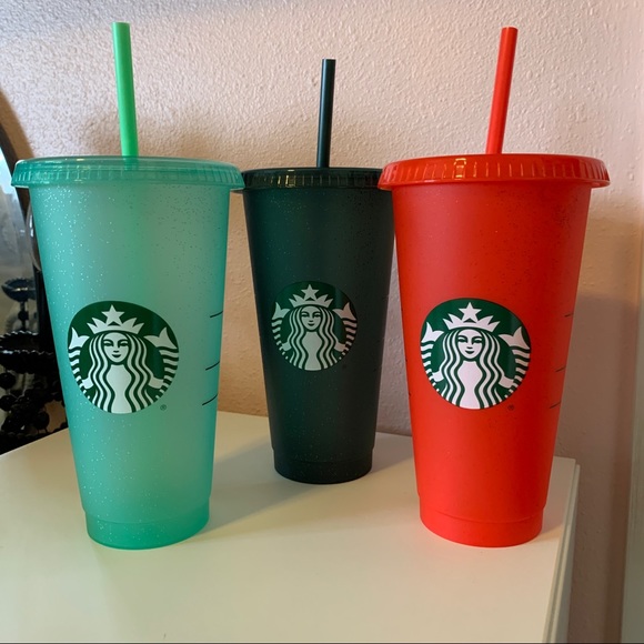 New Starbucks glitter cold cups (3)